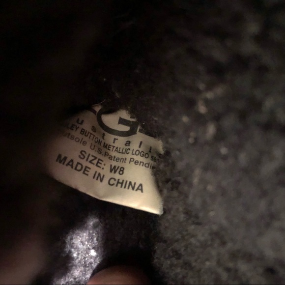 UGG Australia Brown Sparkle Suede Boots - Picture 5 of 5